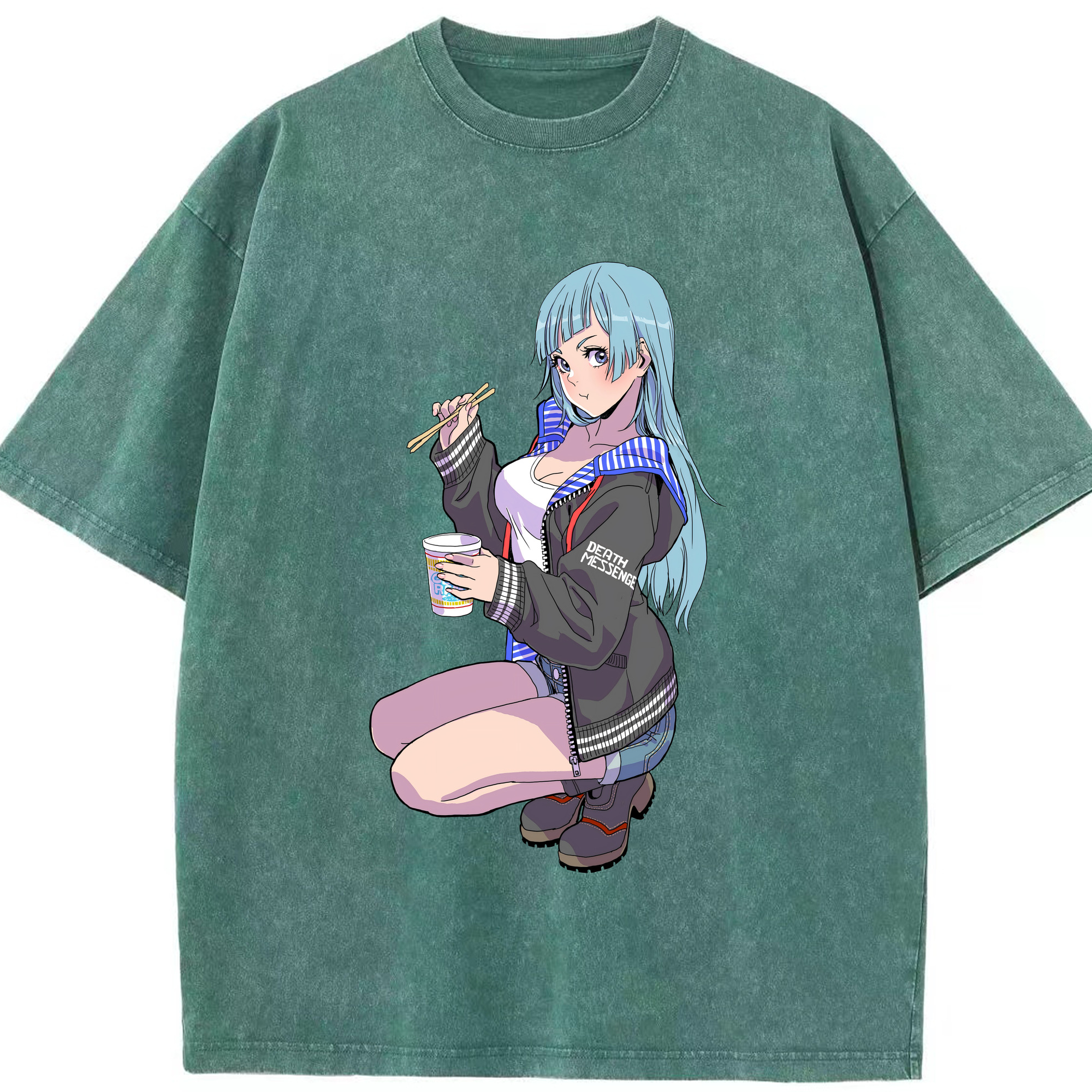 （画像用） 呪術廻戦 Jujutsu Kaisen 綿100% ヴィンテージ風 半袖Tシャツ（フロントプリント）